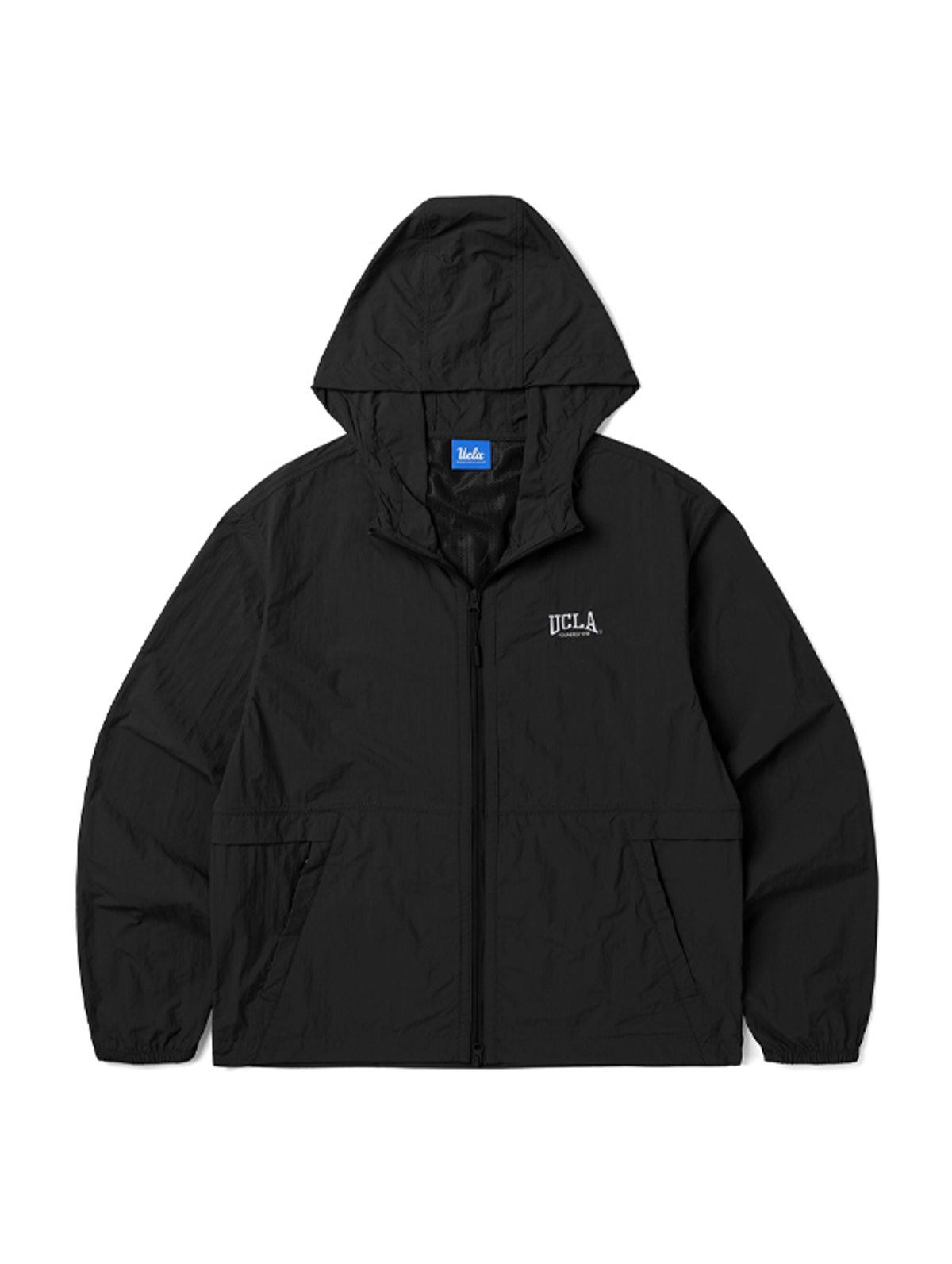 유씨엘에이(UCLA) 남녀공용 경량 후드집업 윈드브레이크[BLACK](UA3UJ99_39)