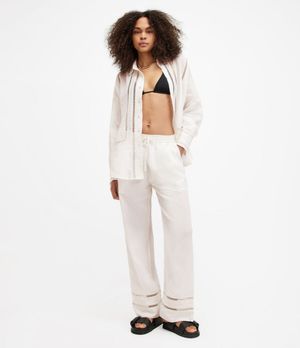 제이드 리넨 트라우저 W028TA-4193