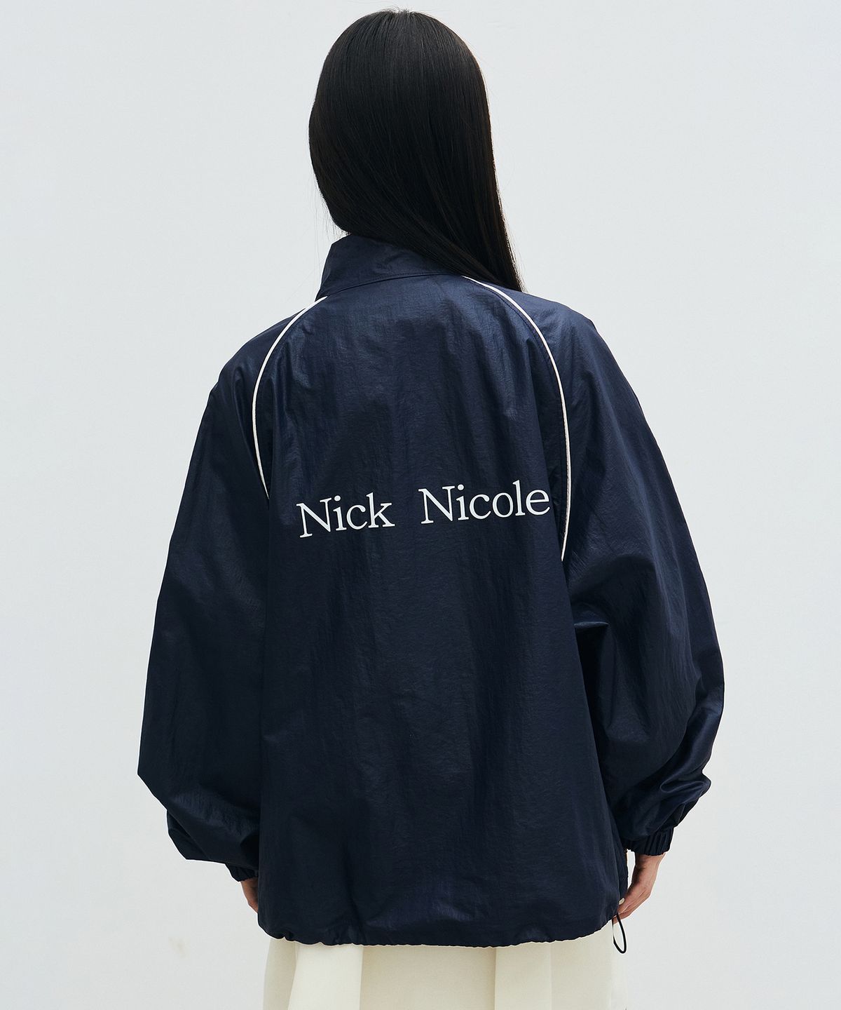 닉앤니콜(NICK&NICOLE) NICK NICOLE OVERSIZED GROOVY JUMPER_NAVY