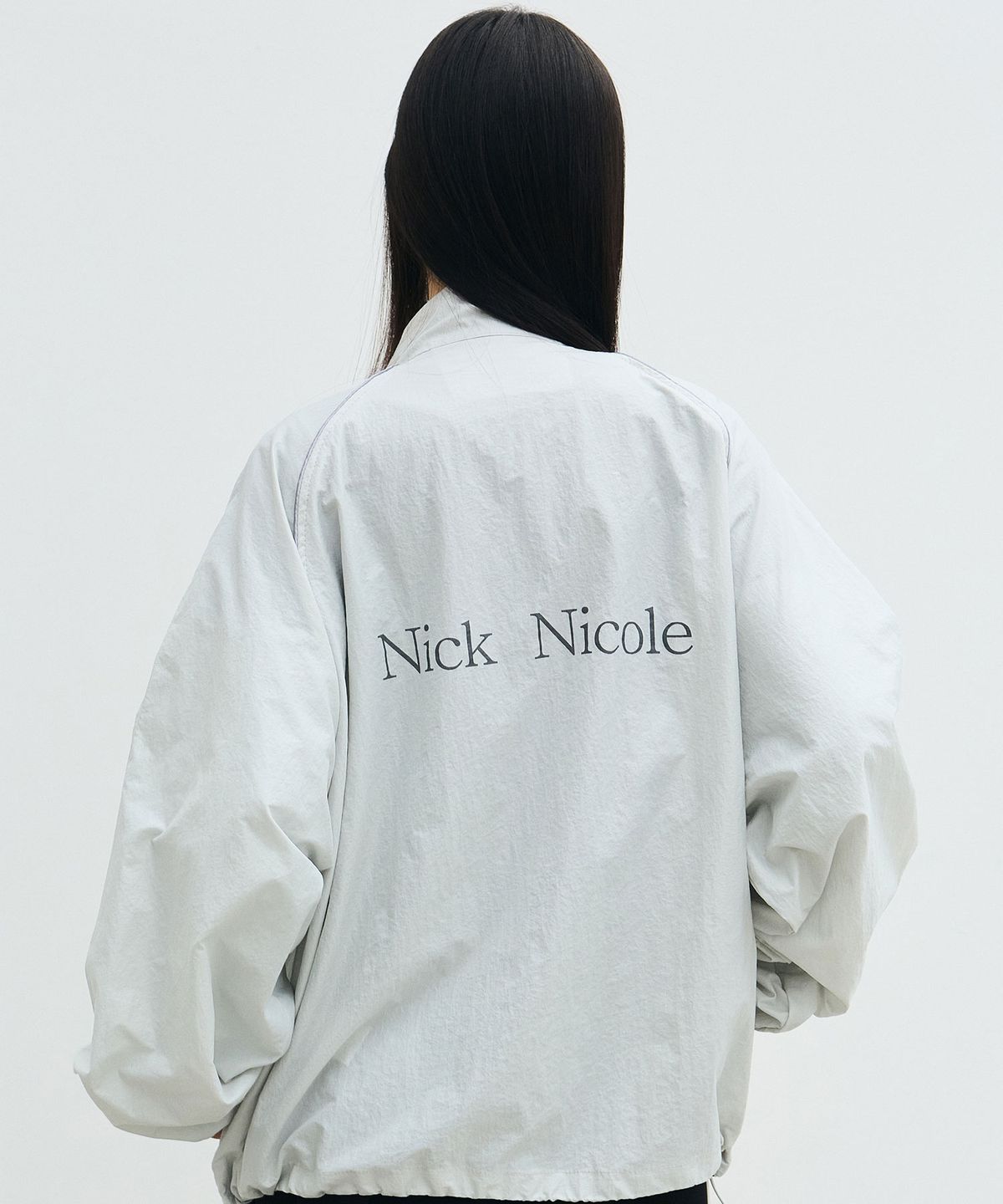 닉앤니콜(NICK&NICOLE) NICK NICOLE OVERSIZED GROOVY JUMPER_GRAY