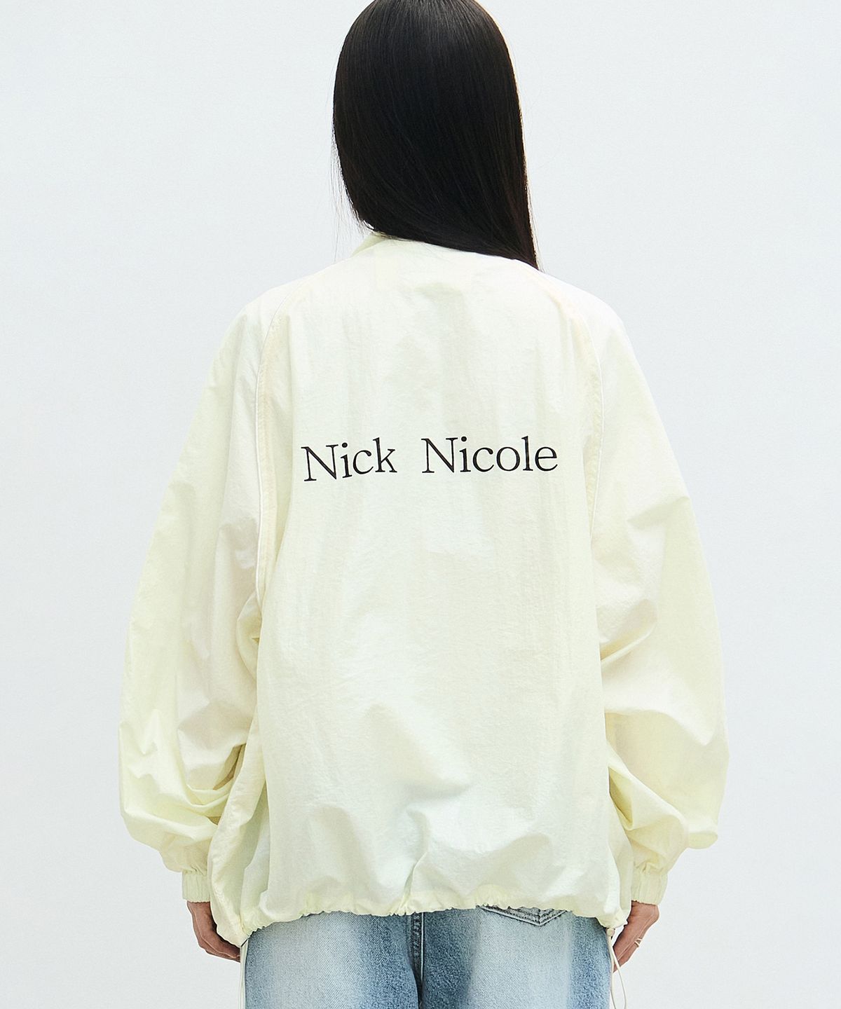 닉앤니콜(NICK&NICOLE) NICK NICOLE OVERSIZED GROOVY JUMPER_LIME
