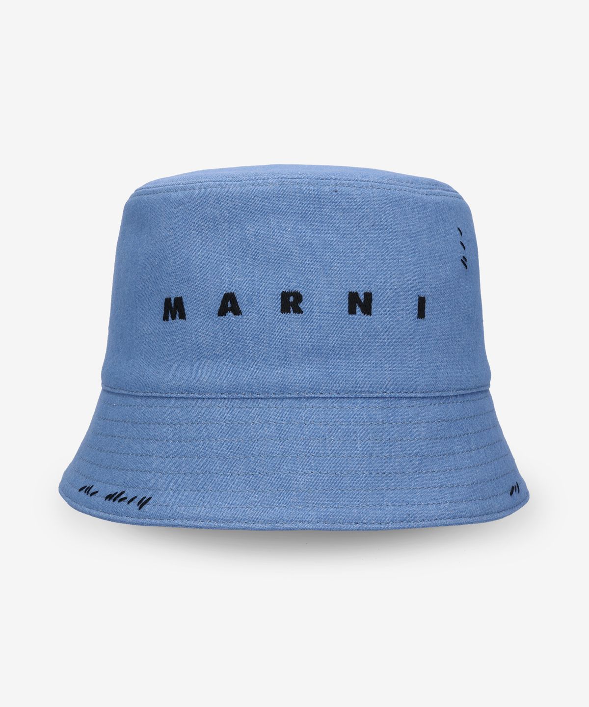 마르니(MARNI) 로고 버킷햇 - 아주르 / CLZC0110S2UTC34200B52