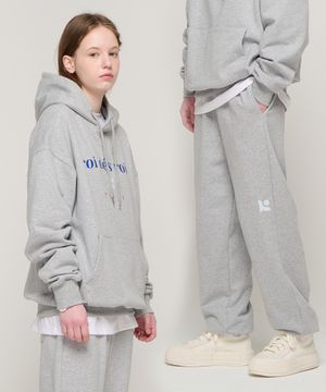 뉴 심볼 후드 셋업 (그레이)