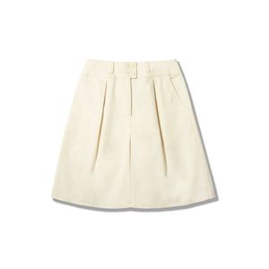 DAUB 여성 와이드 하프팬츠 베이지