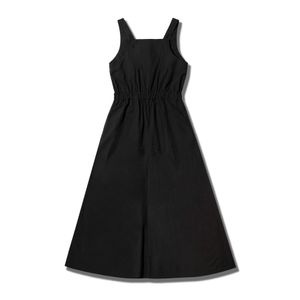 DAUB 여성 와이드 점프 슈트 블랙