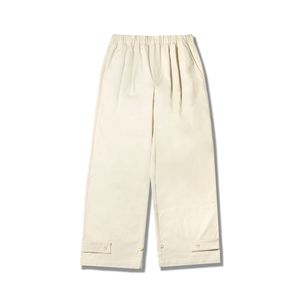 DAUB 남성 오버핏 스트랩 팬츠 베이지