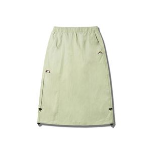 DAUB 여성 스트링 포인트 스커트 카키