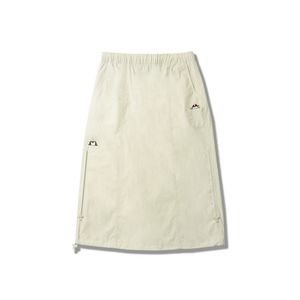 DAUB 여성 스트링 포인트 스커트 베이지