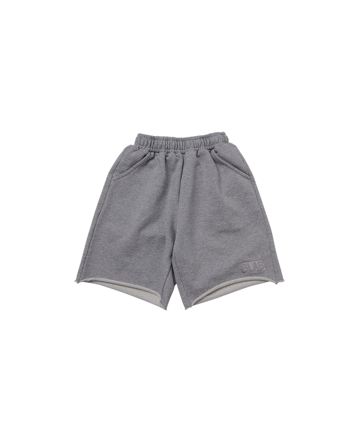 블라블라키아(BLABLAKIA) BLAH LOGO SWEAT SHORTS (GRAY)