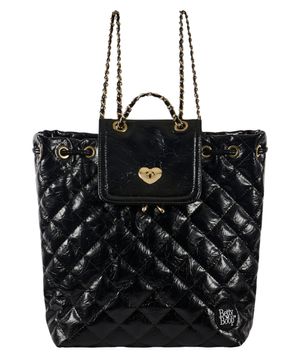 베티붑 퀼팅 체인 백팩_블랙