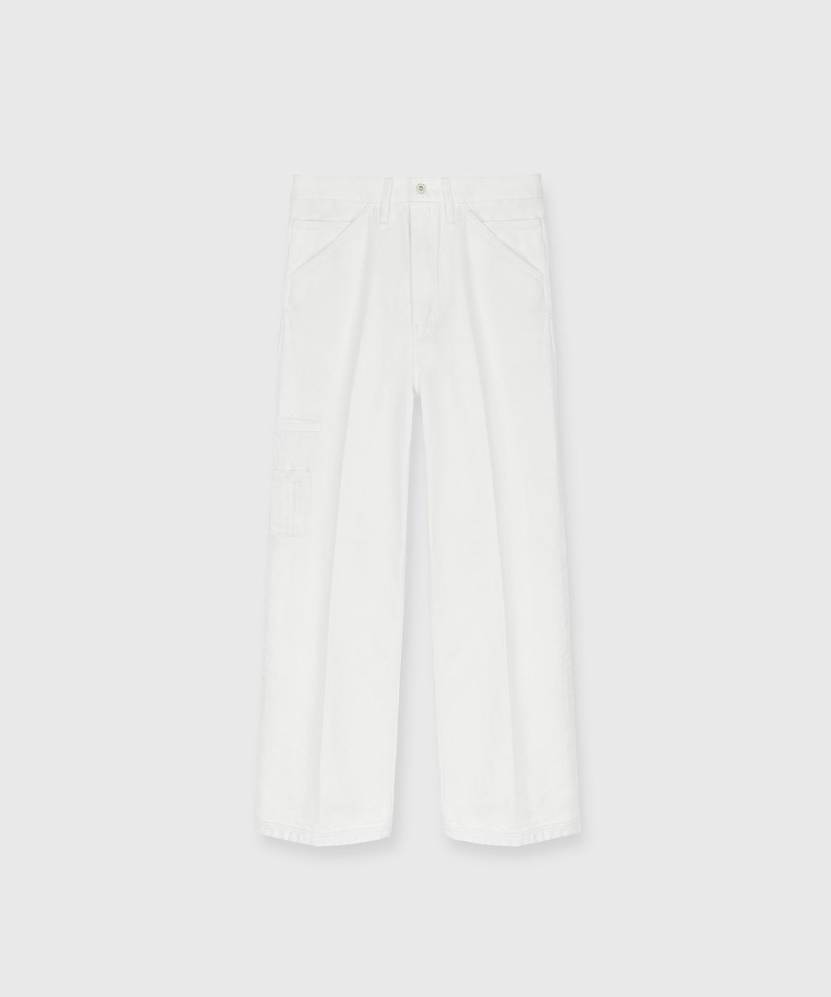 타일레(TAILLE) SERGE COTTON BAKER TROUSERS OFF WHITE