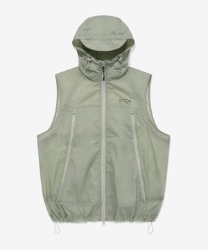 윈드 후드집업 베스트_라이트 그린