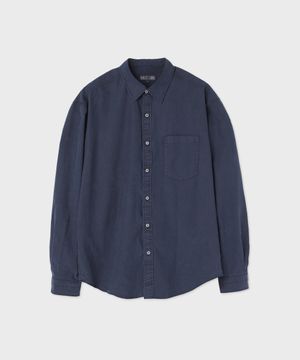 파르크 피그먼트 다이드 셔츠 네이비