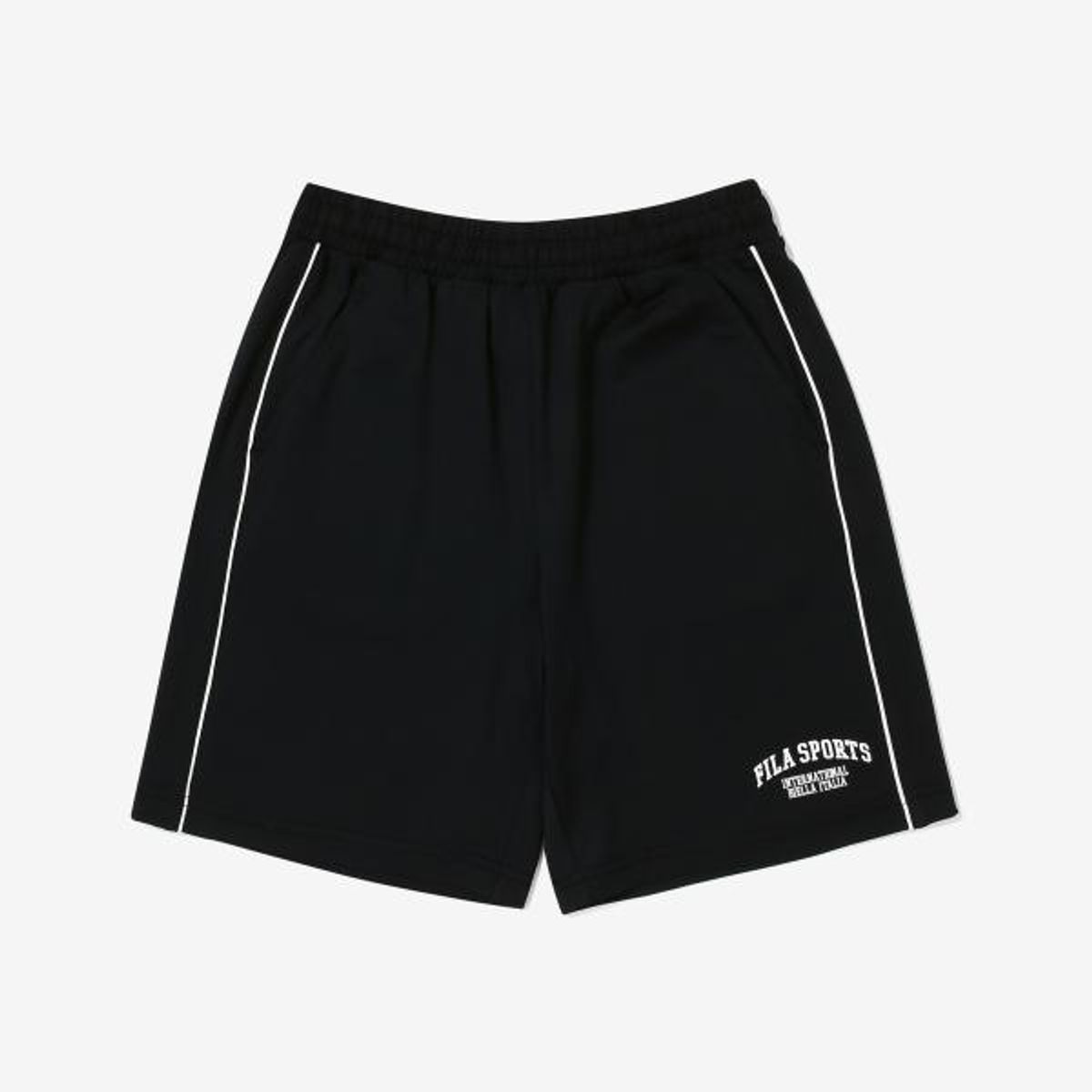 휠라 키즈(FILA KIDS) 싸커 그래픽 5부 반바지(FK2FPG2209MBLK)