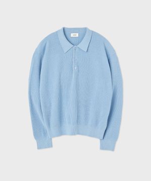 보타닉 폴로 카라니트 스카이블루