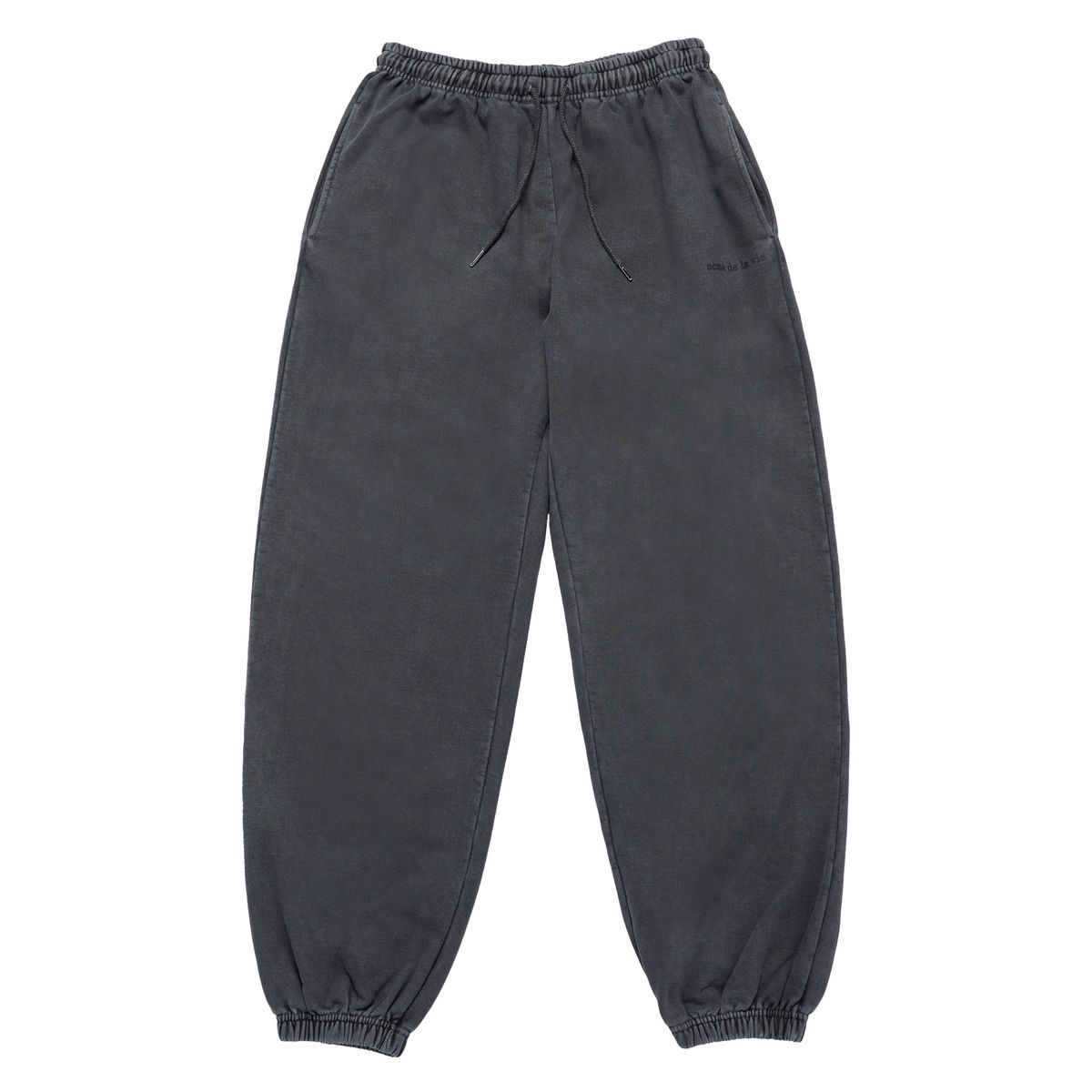 아크메드라비(ACME DE LA VIE) BASIC LOGO PIGMENT WASHING PANTS CHARCOAL