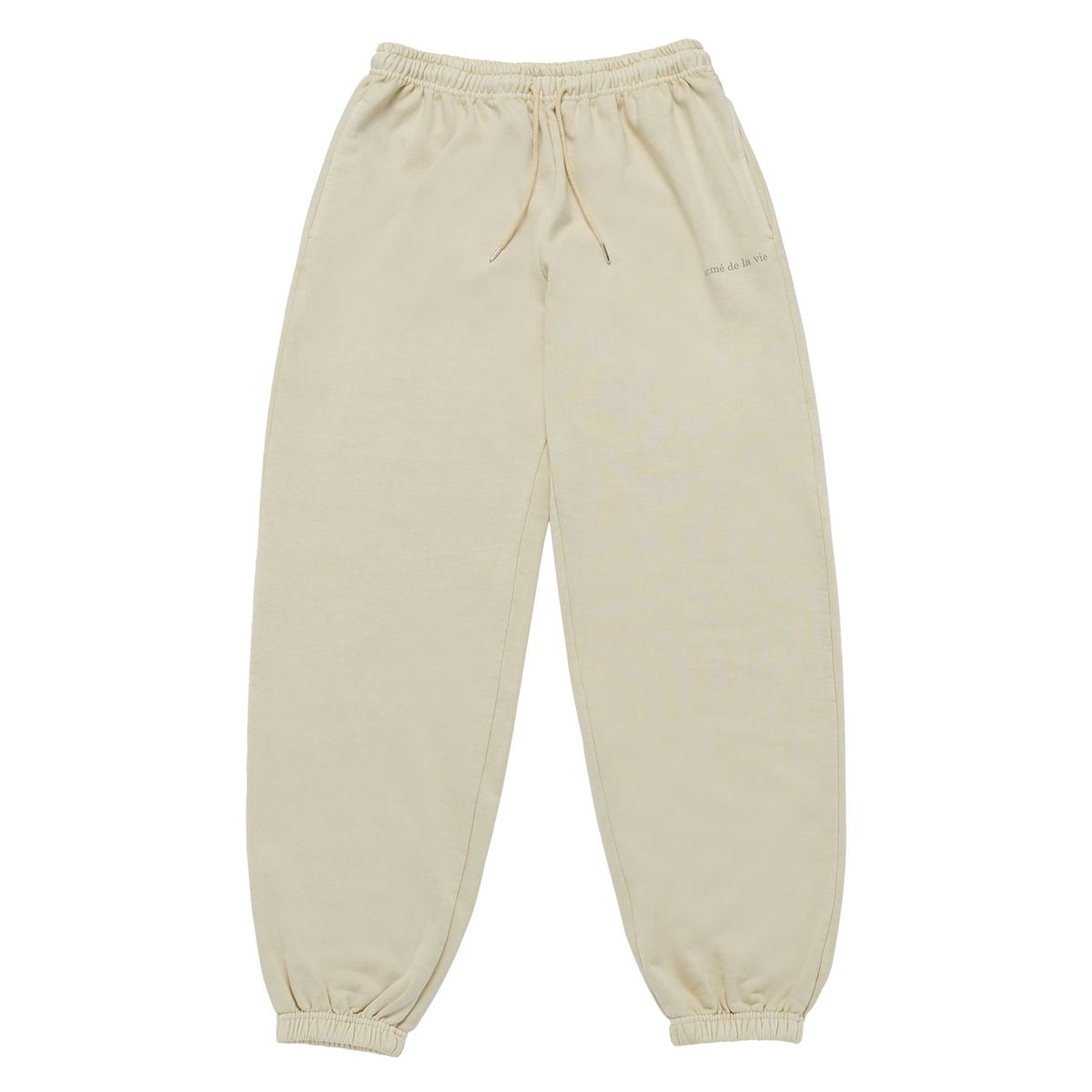 아크메드라비(ACME DE LA VIE) BASIC LOGO PIGMENT WASHING PANTS BEIGE