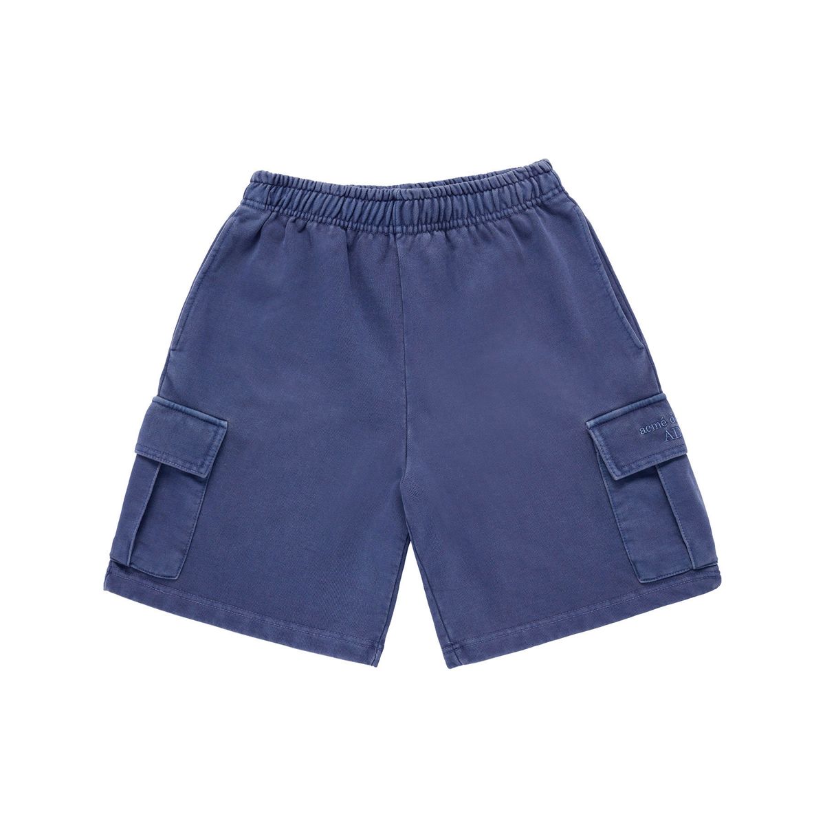 아크메드라비(ACME DE LA VIE) BASIC LOGO PIGMENT WASHING CARGO SHORT PANTS NAVY