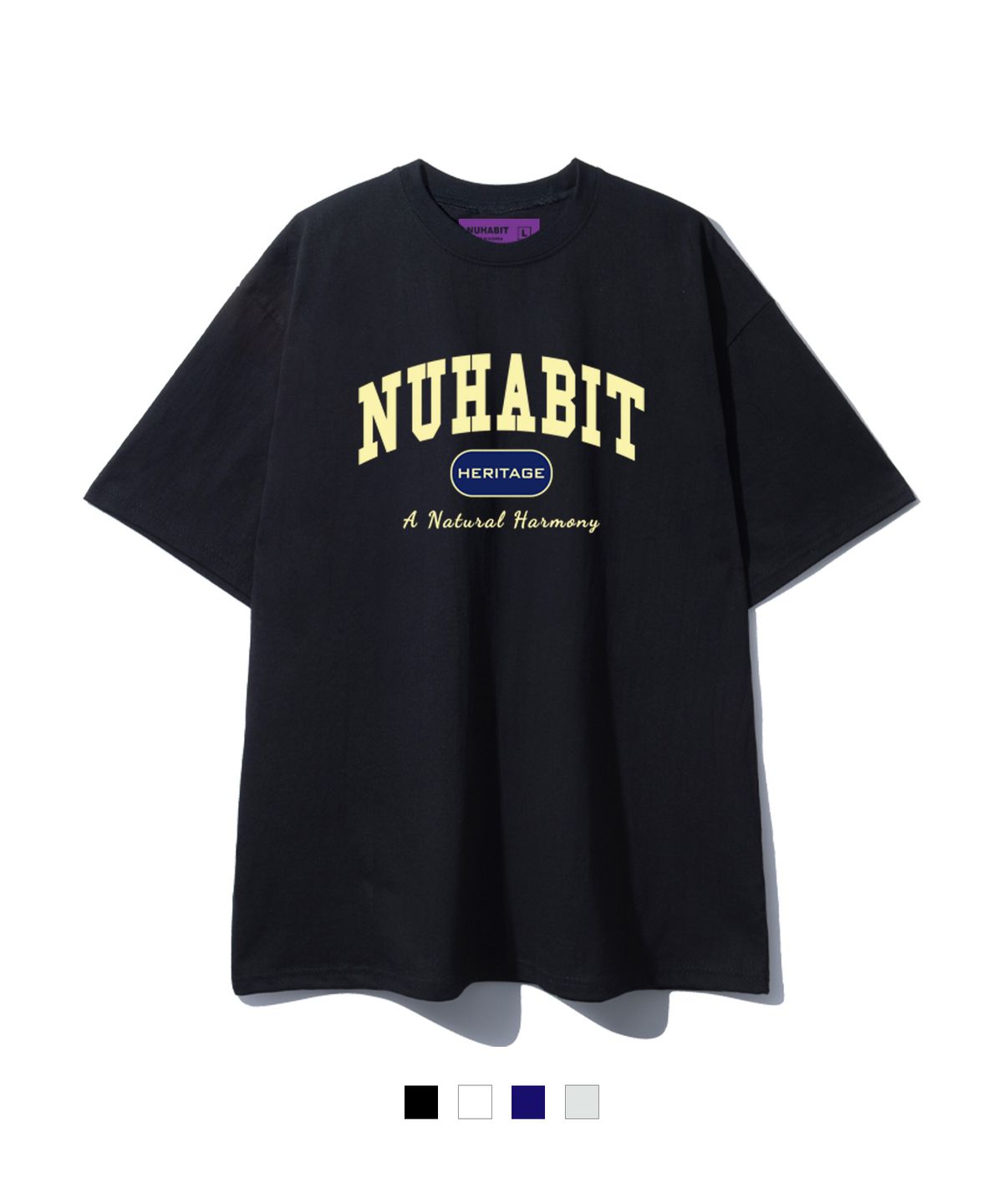 뉴해빗(NUHABIT) N/H NU AGE 오버핏 반팔 (SOS2-4NH1196)