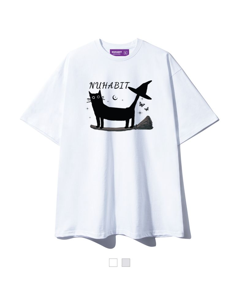 N/H A WITCHS CAT 오버핏 반팔 (GOS2-4NH1194)