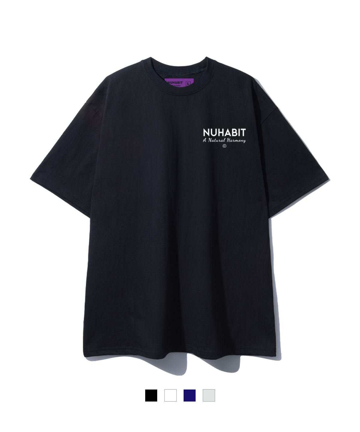 뉴해빗(NUHABIT) N/H HARMONY ITS MINE 오버핏 반팔 (GOS2-4NH1192)