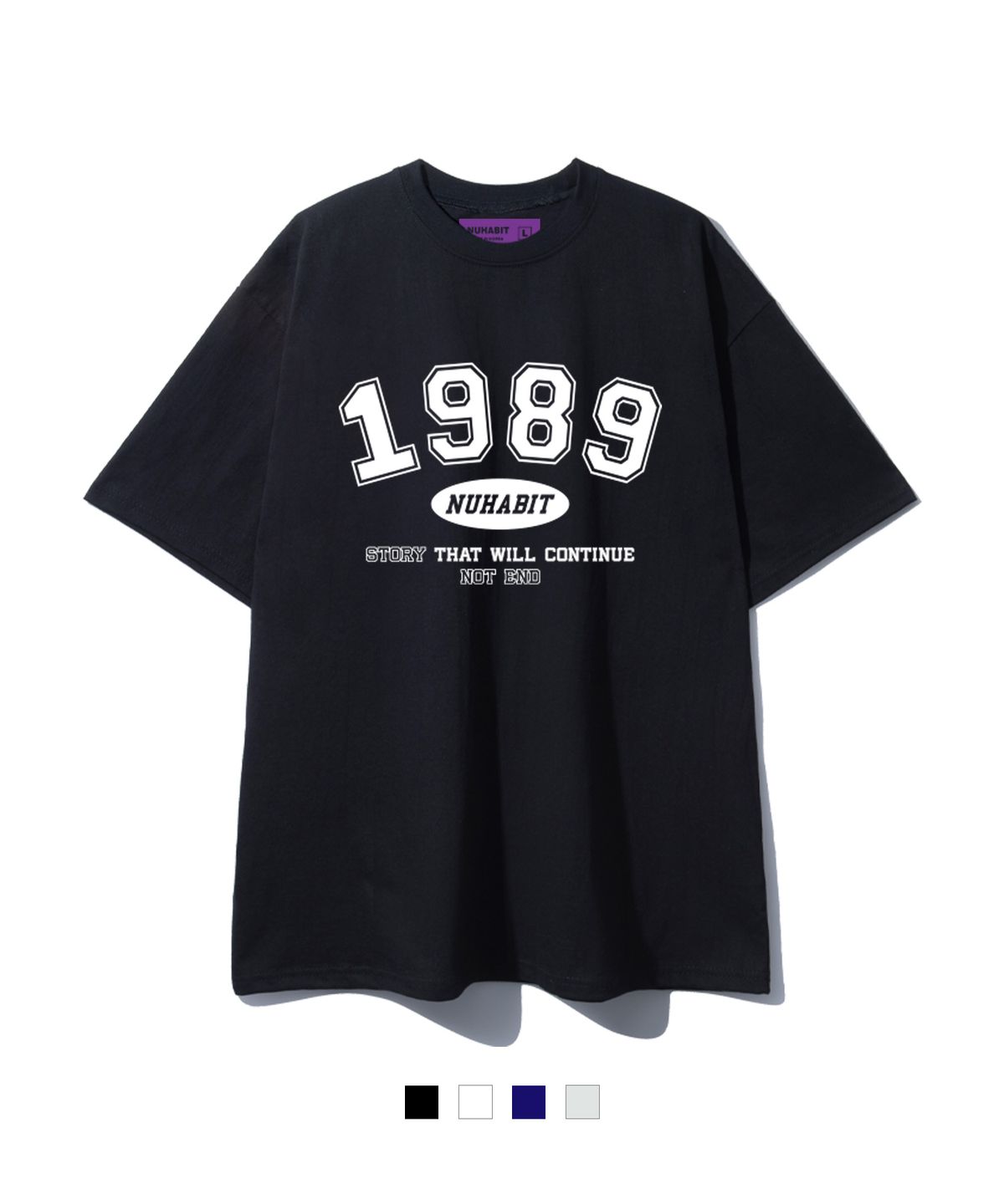 뉴해빗(NUHABIT) N/H NEW 1989 오버핏 반팔 (SOS2-3NH1176)