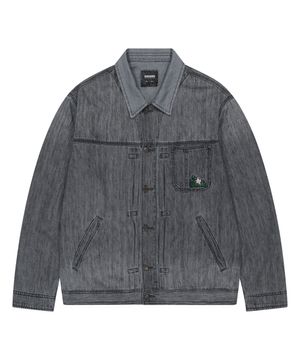 OG 헤리티지 데님 트러커 자켓-그레이
