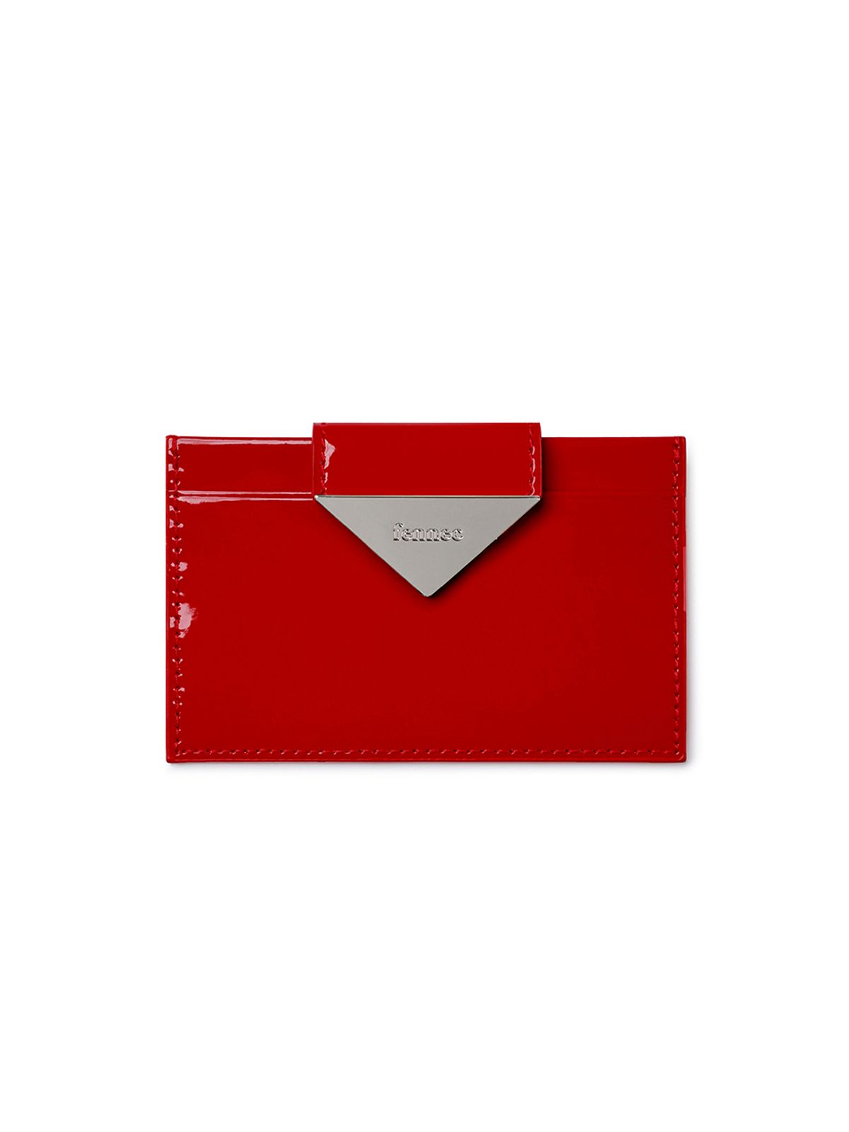 페넥(FENNEC) TRIANGLE BRIDGE CARD HOLDER - CHERRY RED
