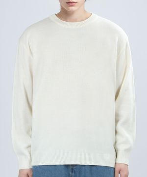 BALANCE ROUND KNIT (CREAM)