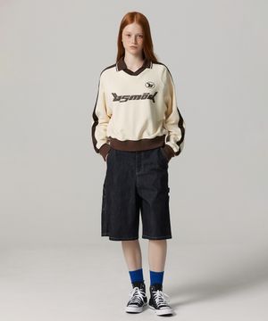 카펜더 버뮤다 데님 팬츠 인디고