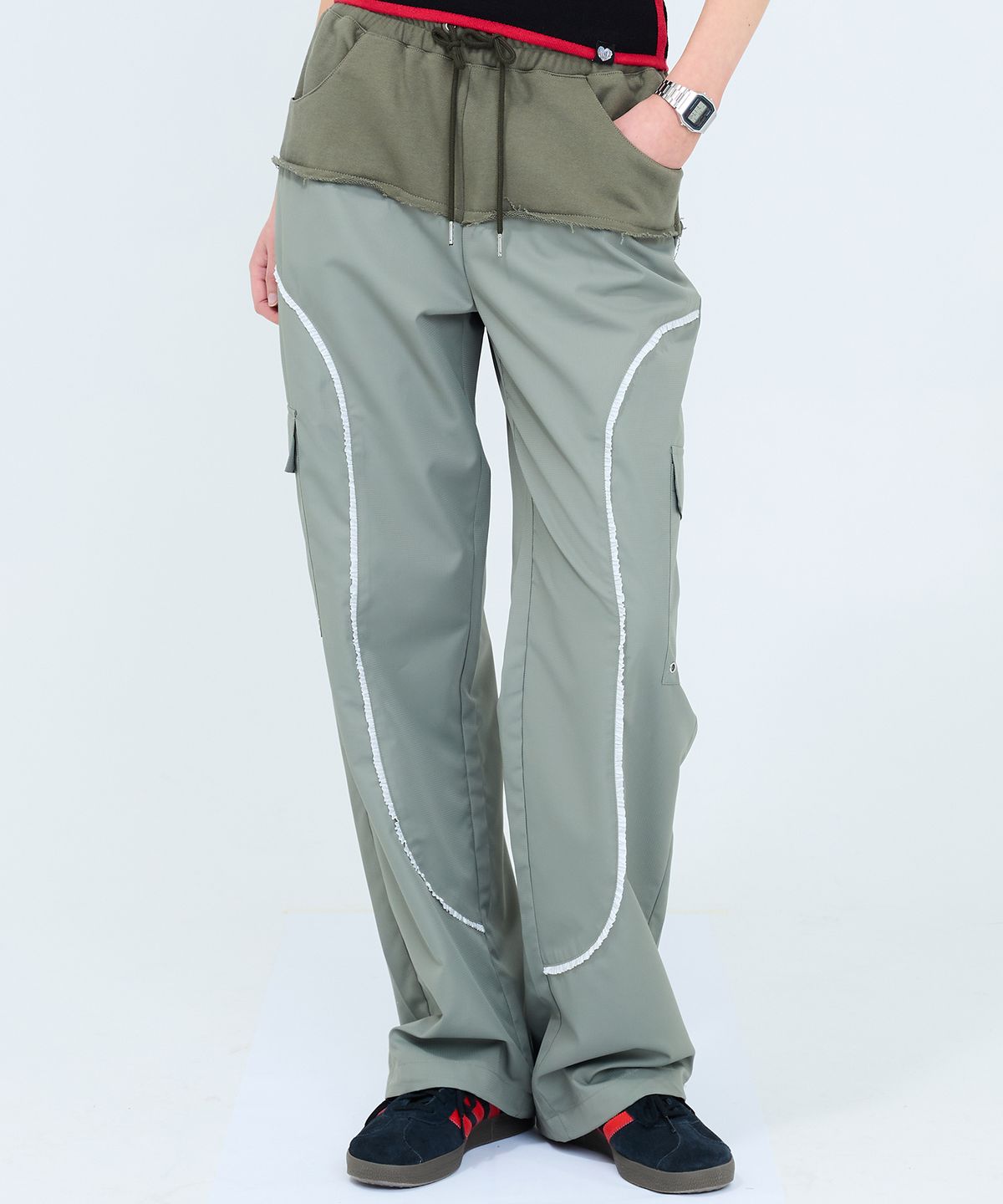 러브이즈트루(LUVISTRUE) RT SHAKE THAT PANTS(KHAKI)