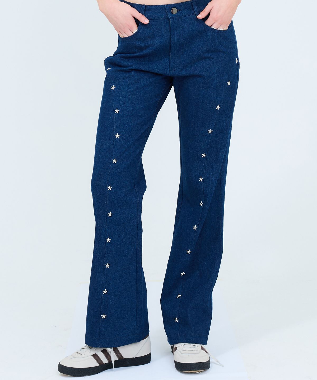 러브이즈트루(LUVISTRUE) RT BOOTSCUT PANTS(NAVY)