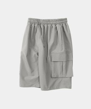 디비전 와이드 카고 버뮤다 팬츠 (GREY)