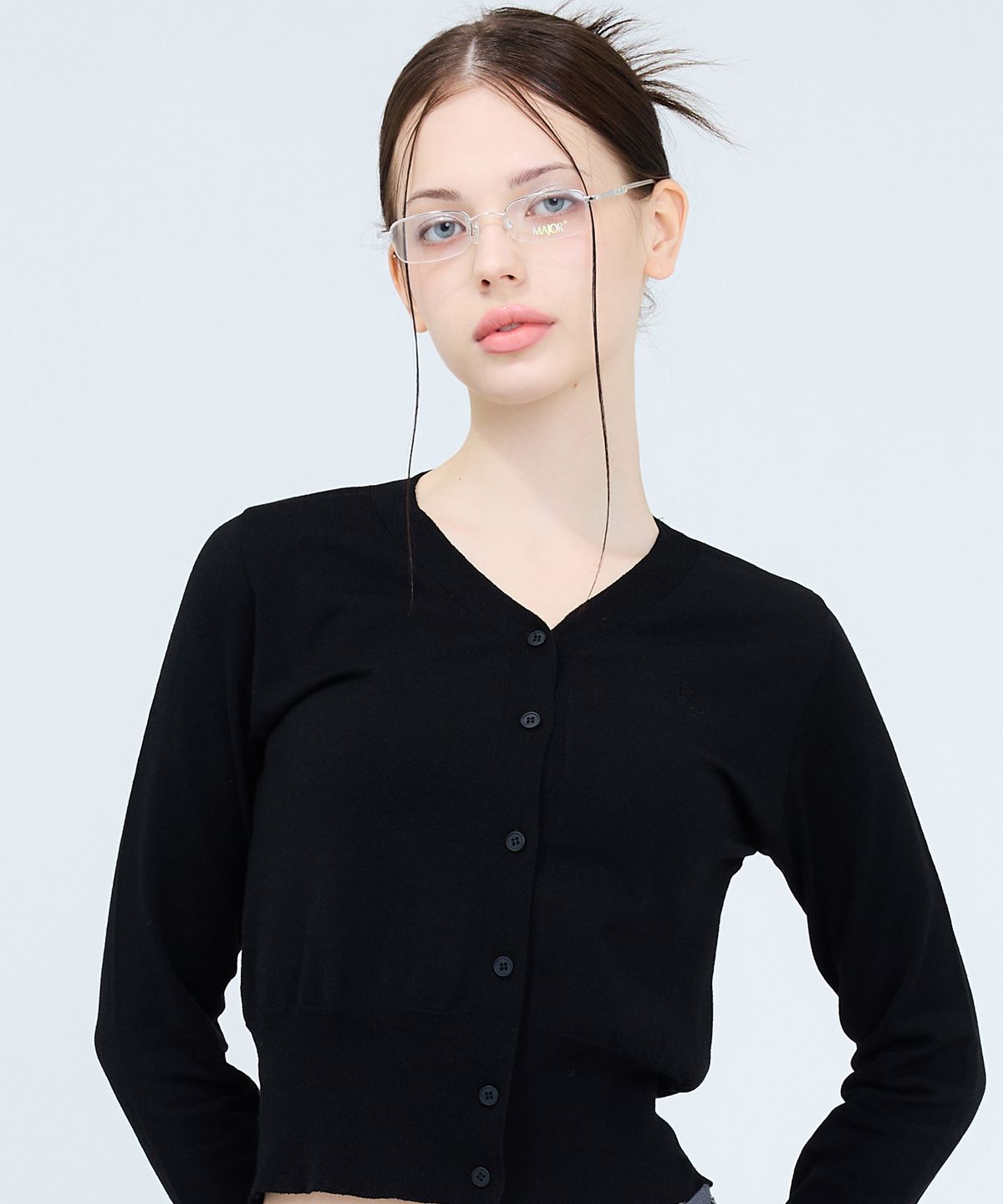 러브이즈트루(LUVISTRUE) LVTR KNIT CARDIGAN(BLACK)