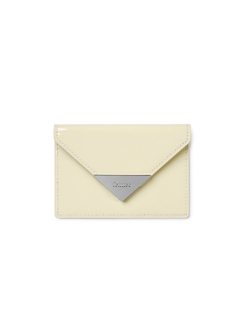 【FENNEC】TRIANGLE FLAP CARD HOLDER [正規品] 牛革 カード財布 MUSINSA公式 | fennec TRIANGLE FLAP CARD HOLDER - BUTTER CREAM