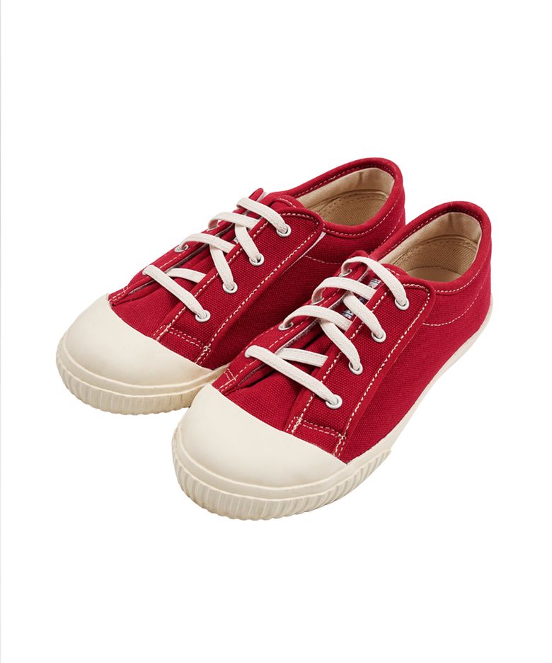 ENFANT BELCRO CANVAS SNEAKERS red