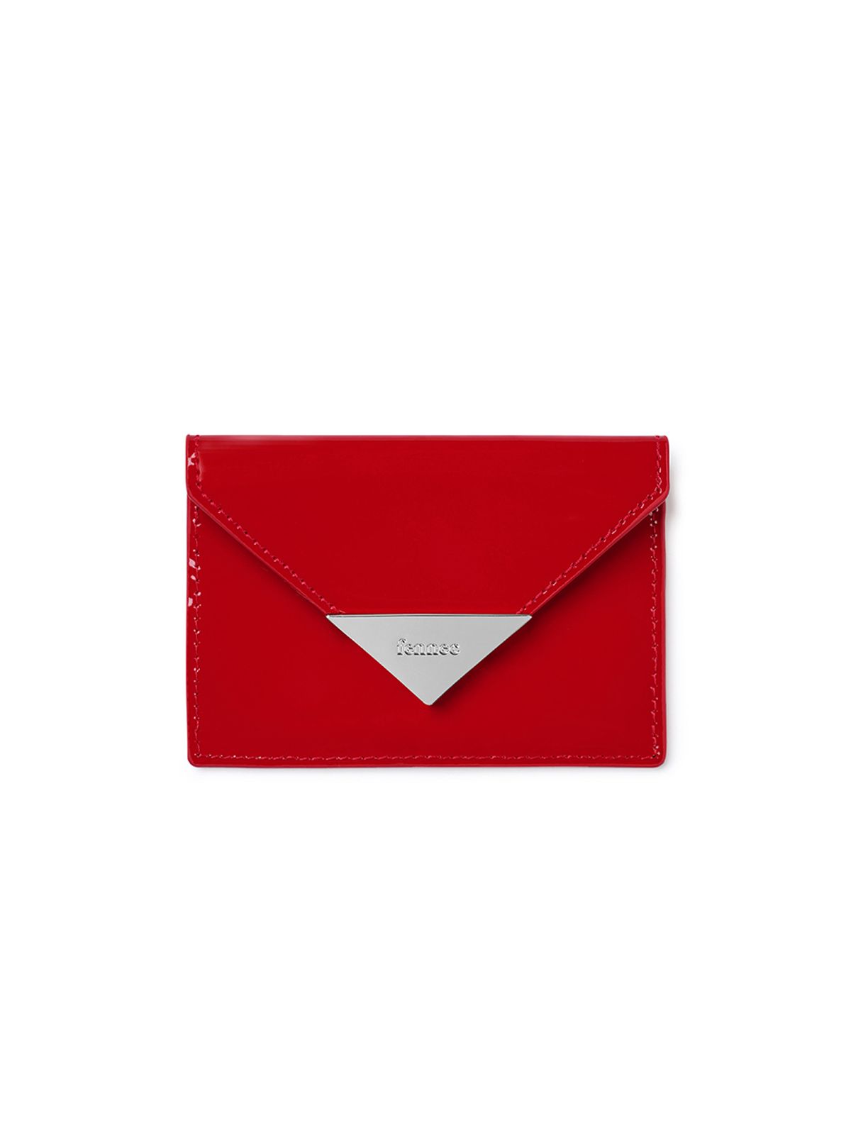 페넥(FENNEC) TRIANGLE FLAP CARD HOLDER - CHERRY RED