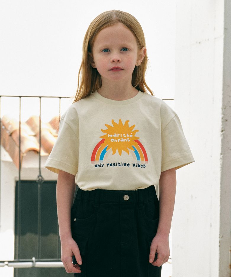 ENFANT SUNNY DAY OVERSIZED TEE light beige