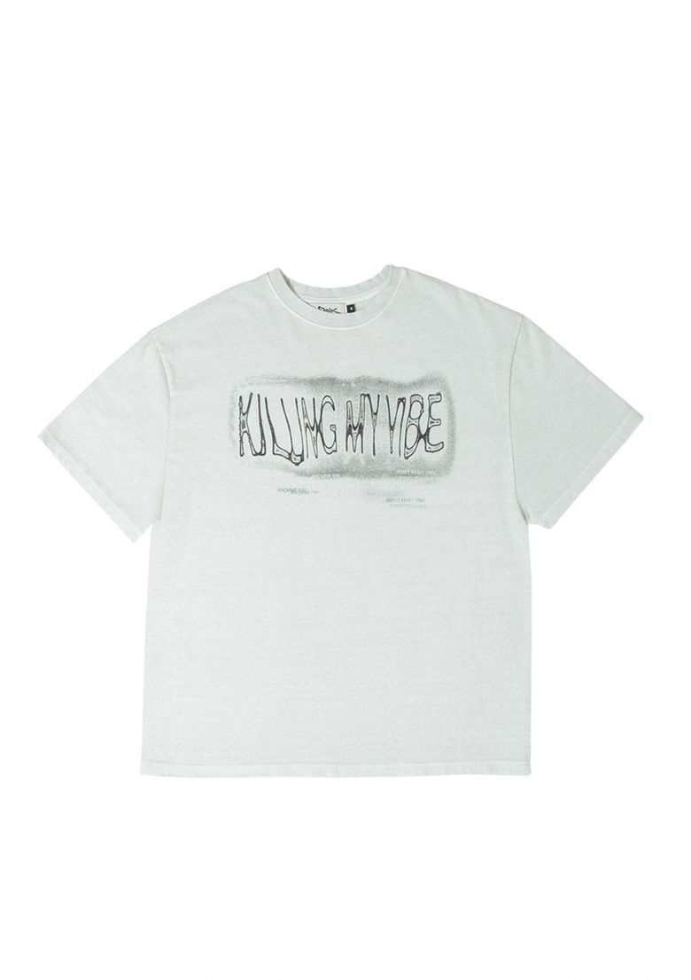 KMV pigment t-shirts - Light grey