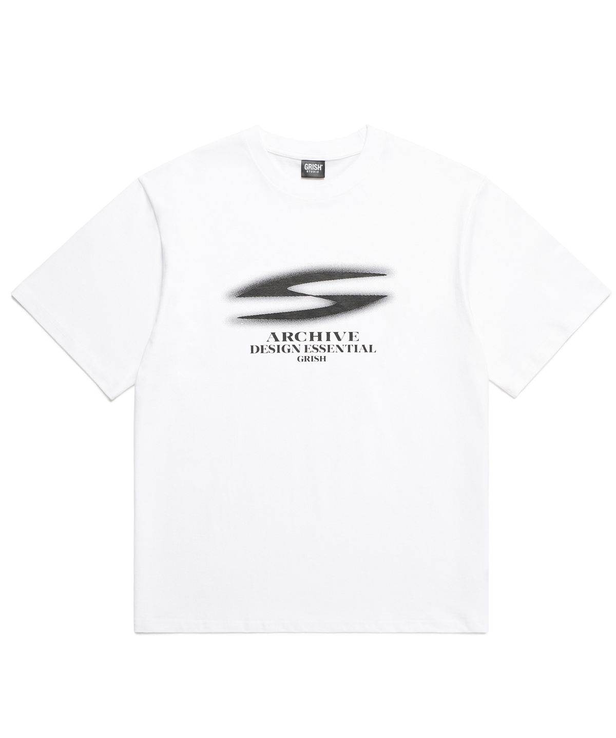 그리쉬(GRISH) 글로리 하프톤 티셔츠 화이트