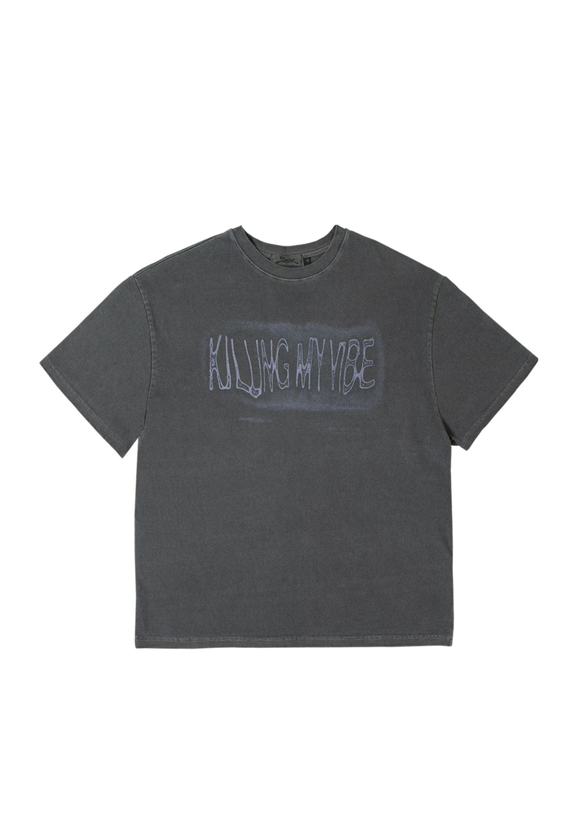 세니크(SENIK) KMV pigment t-shirts - Charcoal