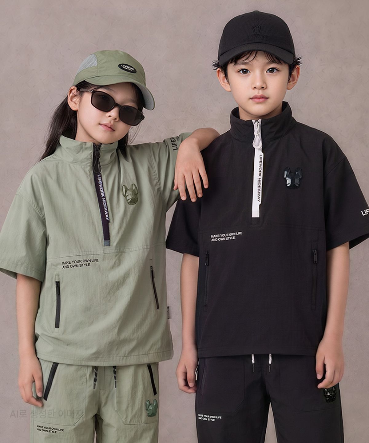 라이프워크 키즈(LIFEWORK KIDS) 키즈) 프로액팁 하이넥 아노락