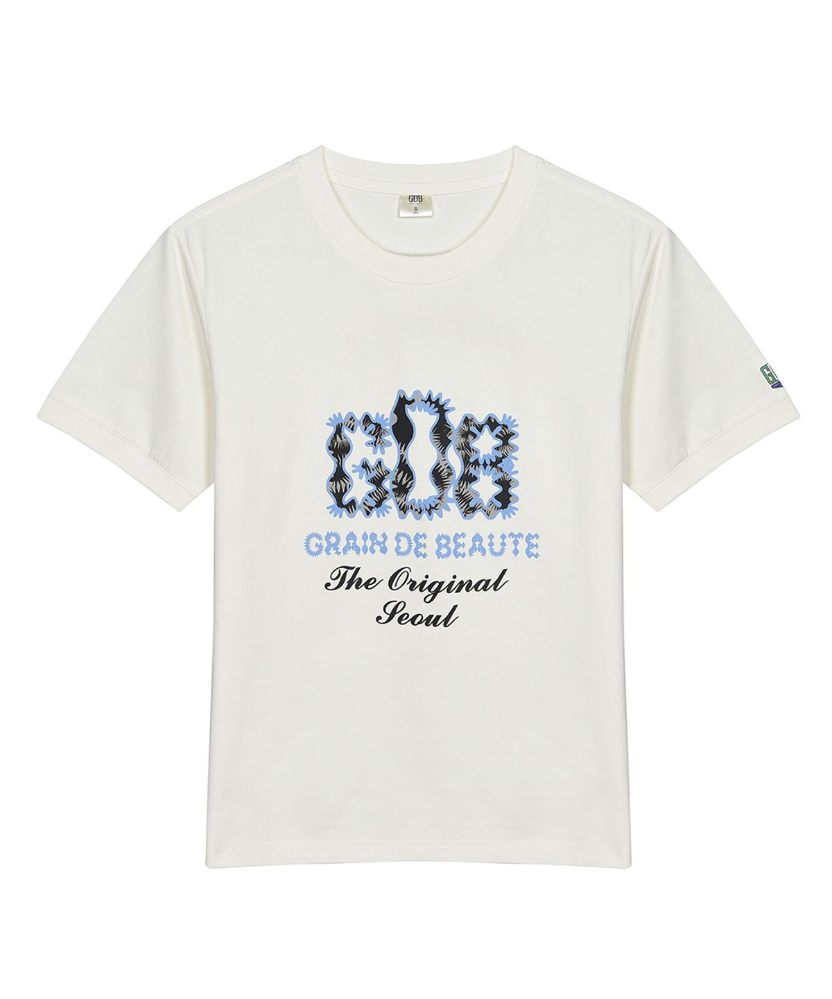 그랭드보떼(GRAIN DE BEAUTE) Original GDB T-SHIRT [BEIGE]