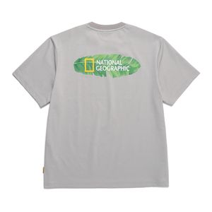 N242UTS670 크로우 컨셉 그래픽 티셔츠 MOURNING GREY