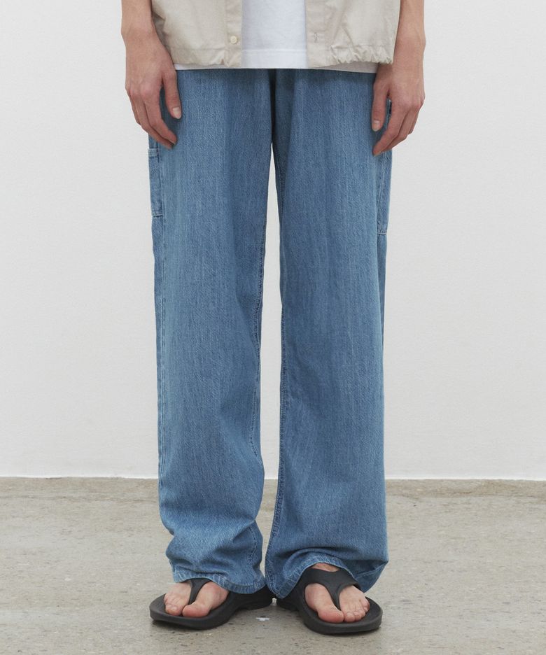 [썸머 린넨라이크]LinenLike Carpenter Jeans DCPT040Blue