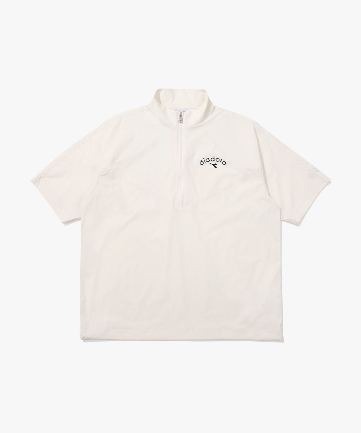 디아도라(diadora) 컴피 우븐 반팔 아노락 IVORY