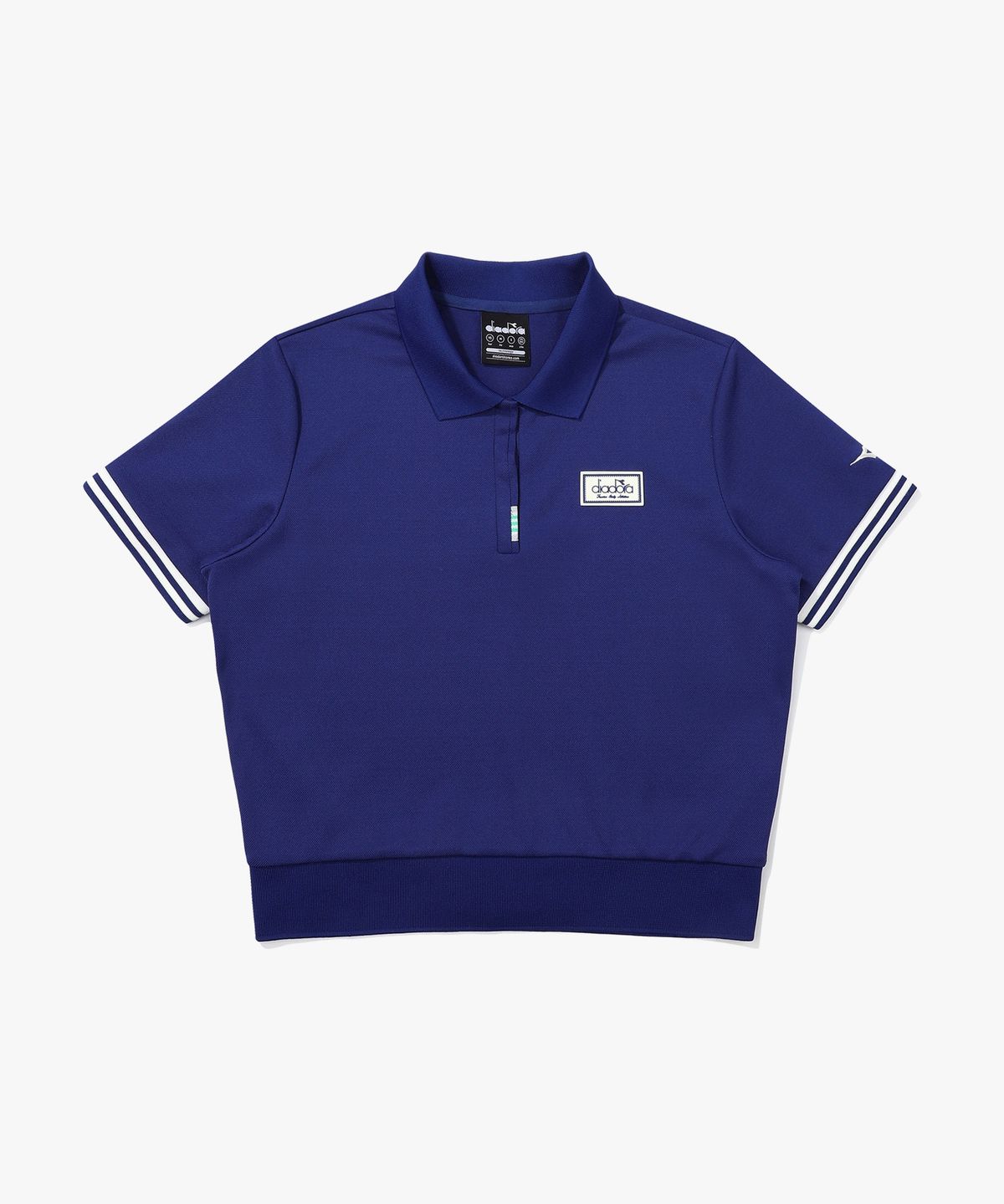 디아도라(diadora) 그라지아 PK 반팔 티셔츠 우먼 BLUE