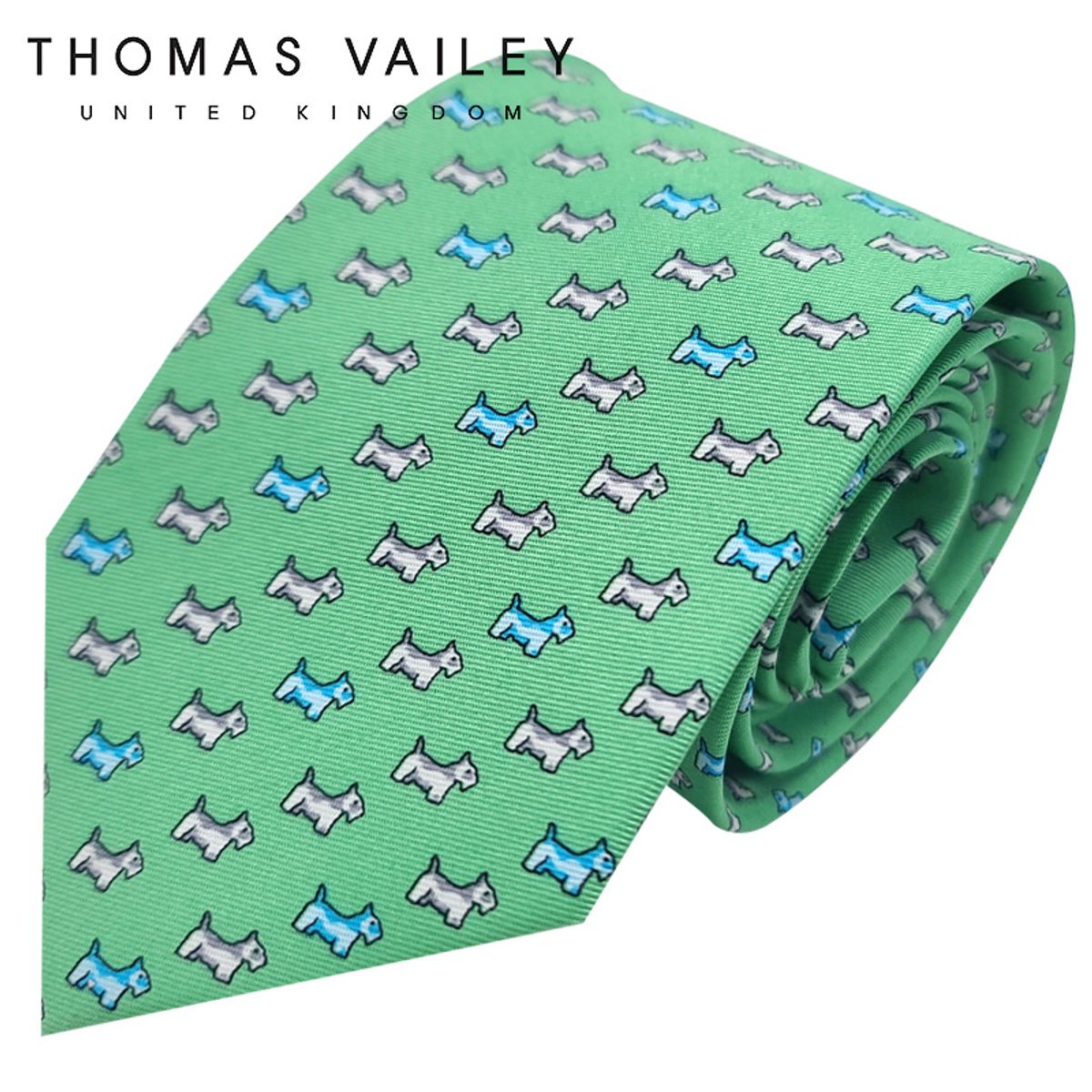 토마스 베일리(THOMAS VAILEY) 패션넥타이-테리어 그린 8cm