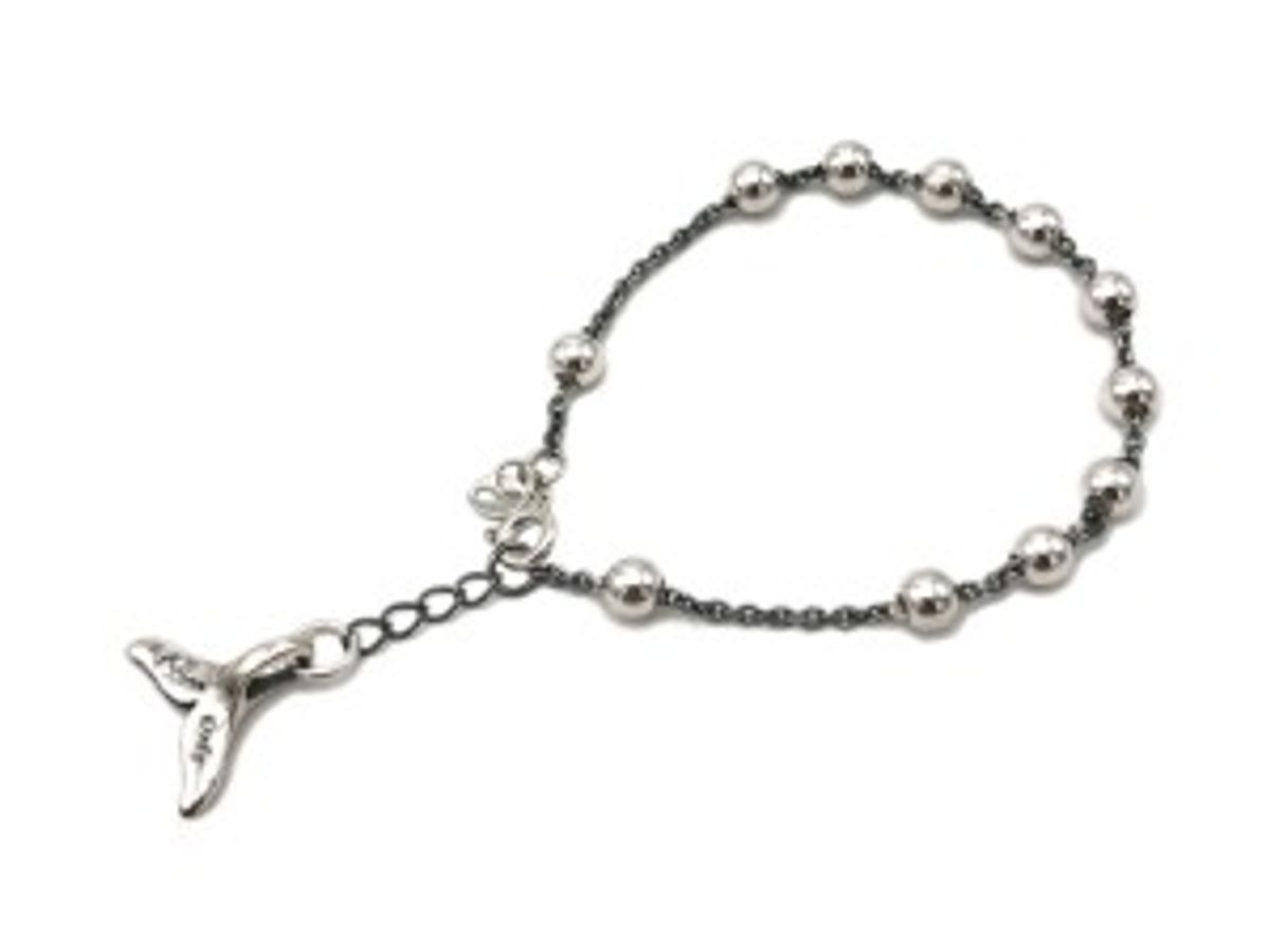 프리카 주얼리(FRICA JEWELRY) 돌고래 로자리오 팔찌