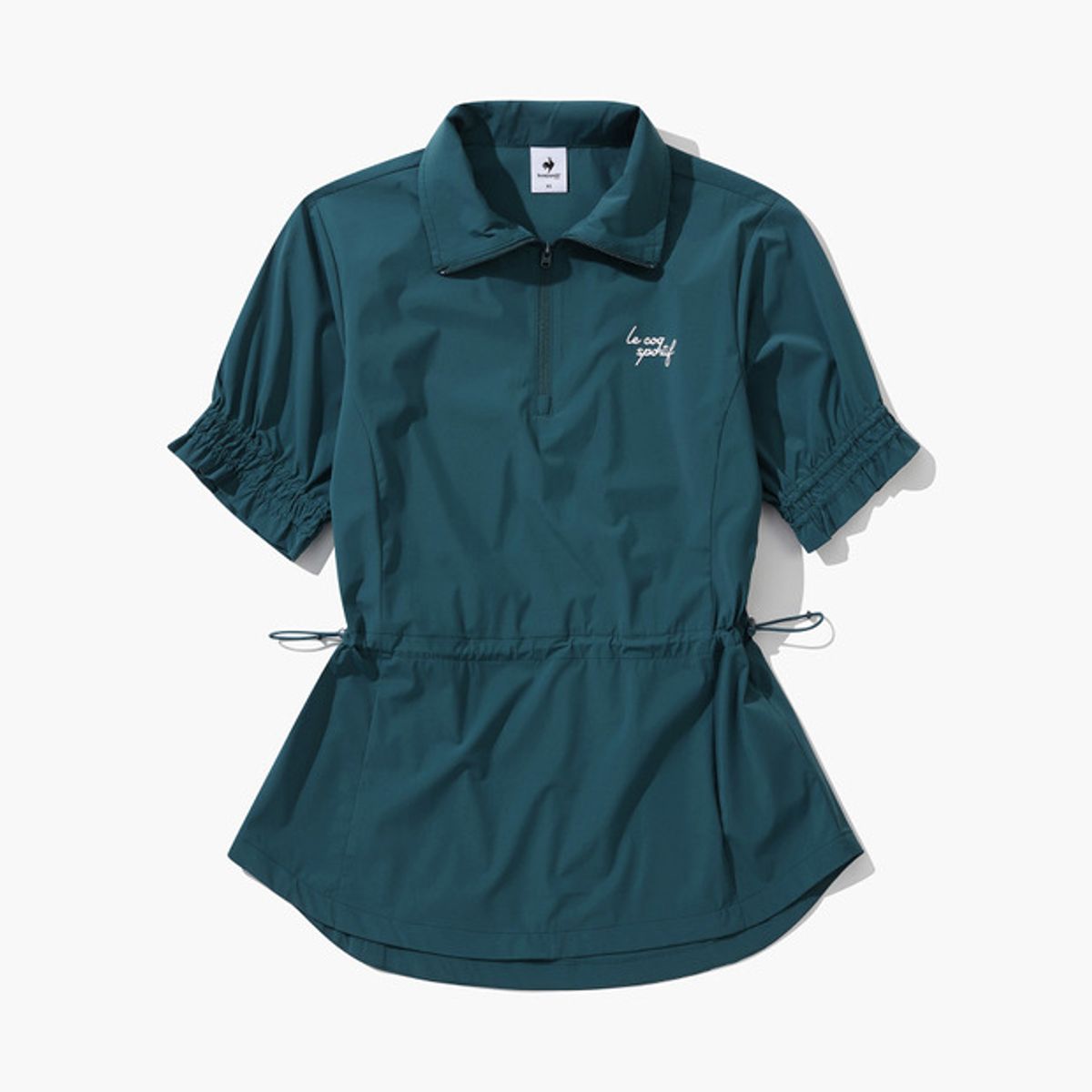 르꼬끄 골프(LECOQ GOLF) 여성 우븐 반집업 티셔츠 (GP222LTS45)